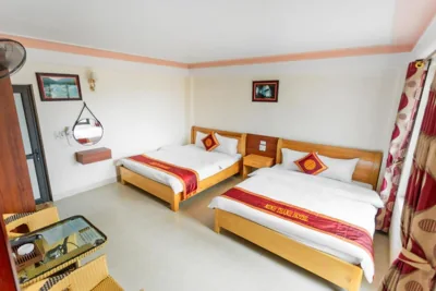 Quadruple Room with Balcony — Minh Thanh Sa Pa Hotel